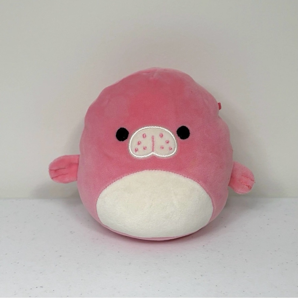 Squishmallow Morlai the Manatee Coral 5” Plush Original Squishmallows 5 Inch